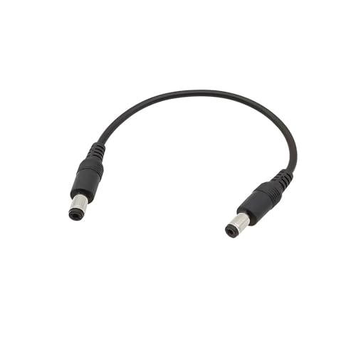 EJPPDHCO DC Power 5,5mm x 2,1mm Stecker auf Stecker 12V Power Verlängerungskabel Kabel Draht Stecker for Licht Streifen CCTV Kamera DIY(20CM) von EJPPDHCO