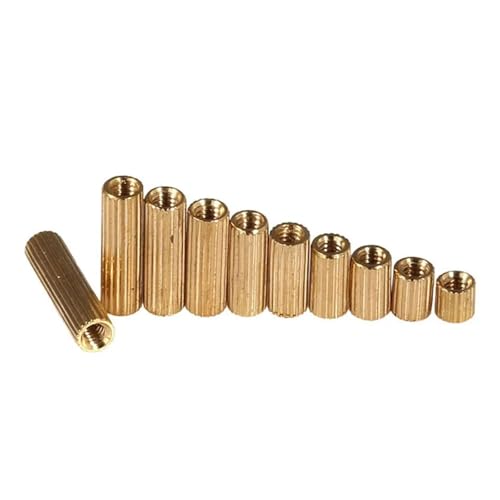 EJPPDHCO M2 Messing Männlich Weiblich Abstandshalter Säule Montieren Gewinde PCB Motherboard Runde Spacer Hohl Bolzen Schraube Lange Mutter(50pcs,M2x8) von EJPPDHCO