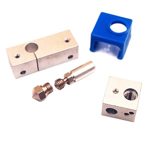 MK10 All Metal Upgrade Kit for 1,75 mm Thermal Barrier Tube Silikonsocke(Option B Flashforge) von EJPPDHCO