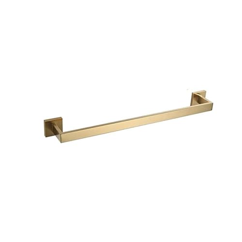 EJUOYO Griffstangen für das Bad Badezimmer-Accessoires Schwarzer Bademantelhaken Handtuchhalter Bar Rack Bar Regal Seidenpapierhalter Zahnbürstenhalter Haushaltswaren(Tower bar 50) von EJUOYO