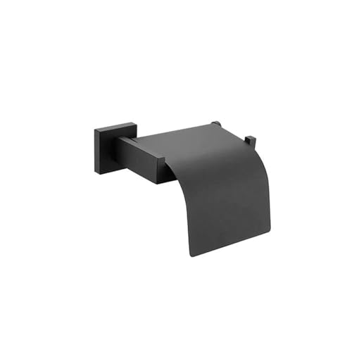 EJUOYO Griffstangen für das Bad Badezimmer-Zubehör-Set mit Wandregal Toilettenpapierhalter Bademantelhaken Handtuchhalter Bar Rack Ring Haushaltswaren(Paper Holder B) von EJUOYO