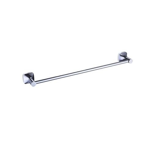 EJUOYO Griffstangen für das Bad Chrom Badezimmer Zubehör Set Wand Montiert Handtuch Halter Toilettenpapier Halter Robe Haken Hardware Set Haushaltswaren(Single Towel Bar) von EJUOYO