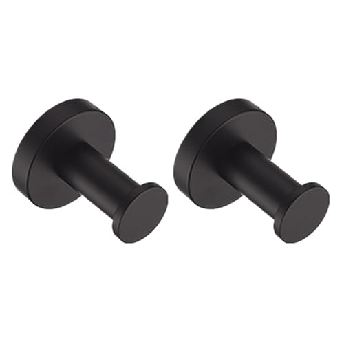 EJUOYO Griffstangen für das Bad Edelstahl Seel Wand-montiert Handtuch Stick Tilet Badezimmer Bad Maschine Badewanne Geschirrspüler Bad Set Haushaltswaren(2 PCS Robe Hook) von EJUOYO