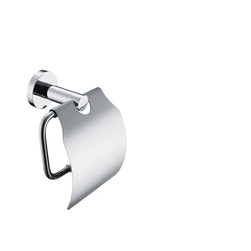 EJUOYO Griffstangen für das Bad Poliert Chrom Edelstahl Wand Montiert Toilettenpapier Halter Handtuch Rack Küche Bad Zubehör Haushaltswaren(Shell Paper Holder) von EJUOYO