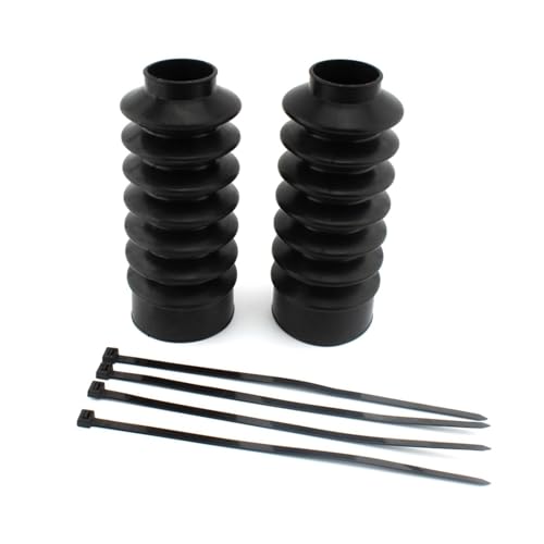 EJUOYO Motorrad Gabel Fit Für Harley FXD und XL Sportster Motorrad Gabel Boot Slider Stoßdämpfer Abdeckung Gamaschen Motorrad Gabelschutz von EJUOYO