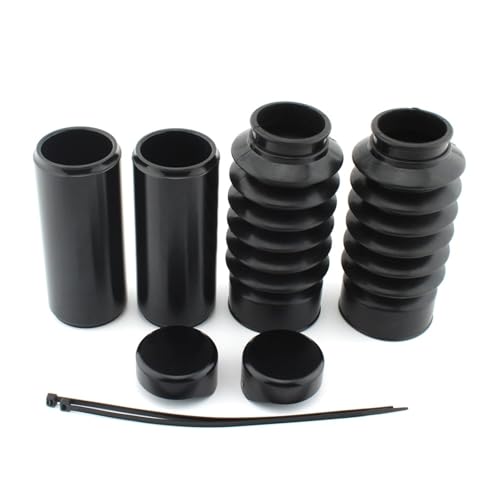 EJUOYO Motorrad Gabel Fit Für Harley Softail Breakout FXBR FXBRS 2018-2024 Vorderradgabel Abdeckung Motorrad Protector Gamaschen Boot Schock Staub Motorrad Gabelschutz von EJUOYO