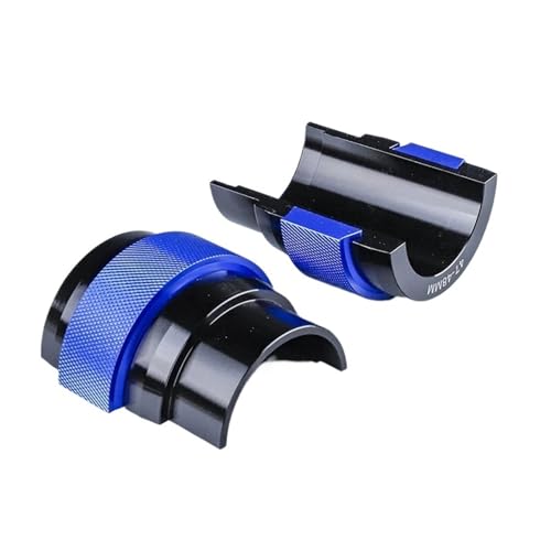 EJUOYO Motorrad Gabel Fit Für Honda Motorrad Universal Zubehör CNC Gabel Öl Dichtung Fahrer Werkzeug 38MM-50MM Motorrad Gabelschutz(47mm-48mm Blue) von EJUOYO