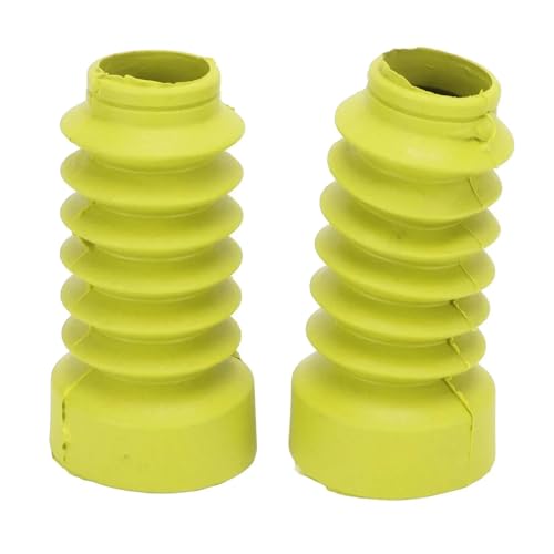 EJUOYO Motorrad Gabel Gabel Gamasche wasserdichte Gummi Staub Abdeckung Anti Rissbildung Fit Für Motorrad Motorrad Gabelschutz(Yellow) von EJUOYO