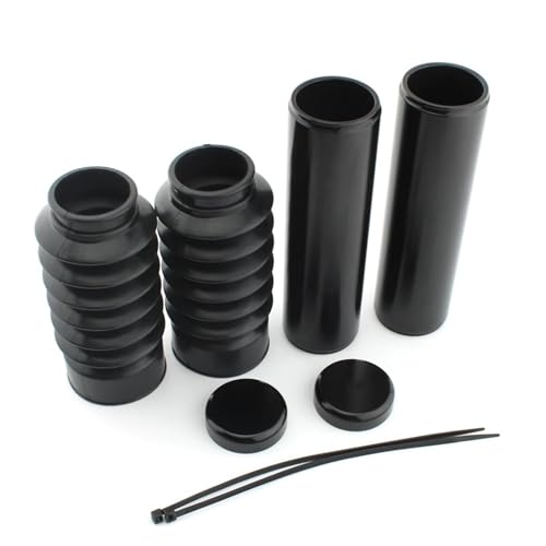 EJUOYO Motorrad Gabel Passend für Harley Davidson V-Rod Vrod 2007-2011 Set Abdeckung Abdeckung Gabel Gabel Abdeckung Rohr Motorrad Gabelschutz von EJUOYO