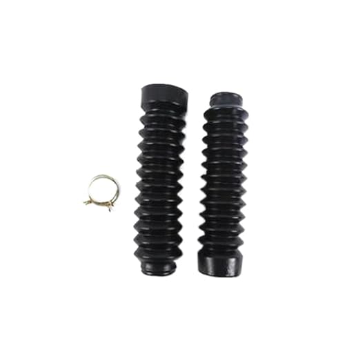 EJUOYO Motorrad Gabel Retro Modifiziertes Motorradzubehör Modifizierter CG125 Stoßdämpfer vorne Staubschutzhülle Motorrad Gabelschutz(27mm) von EJUOYO