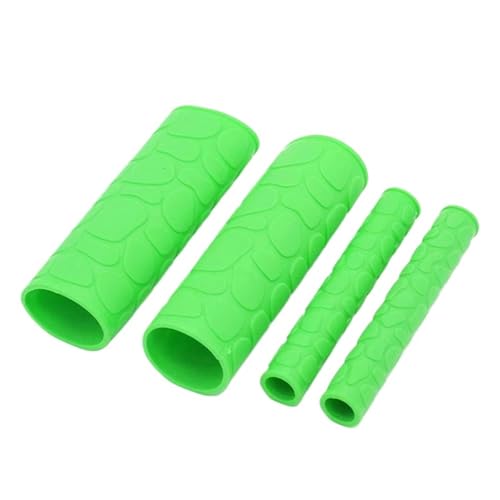 EJUOYO Motorrad Gabel Universal Motorrad Lenker Grip Bremse Kupplungen Hebel Abdeckung Protector Bar Brems Griff Silikon Hülse Motorrad Gabelschutz(Green) von EJUOYO