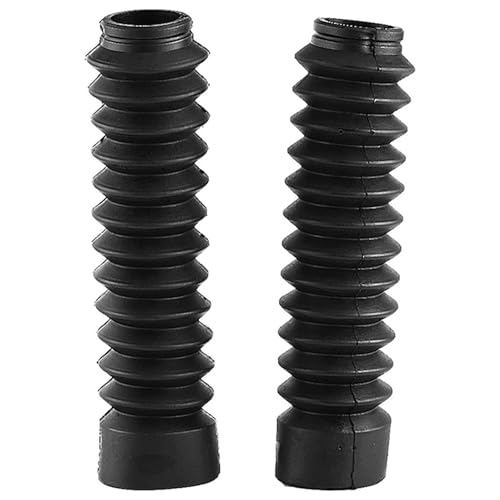 EJUOYO Motorrad Gabel Vorderradgabelabdeckung, Gummi-Motorrad-Vorderradgabelabdeckung Gamaschen Gators Boots Stoßdämpfung Staubschutz Motorrad Gabelschutz von EJUOYO