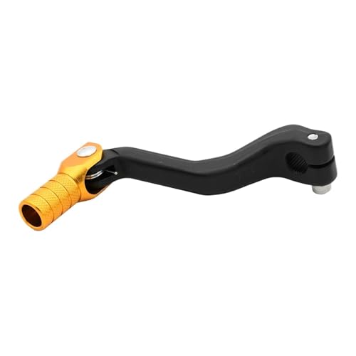 EJUOYO Schalthebel Motorrad ATV Dirt Bike Fit Für Kayo Fit Für Apollo Fit Für Zongshen CB150 CB250 CB300 NC250 NC250S NC300 NC450 Motorrad-Schalthebel(Black Gold) von EJUOYO