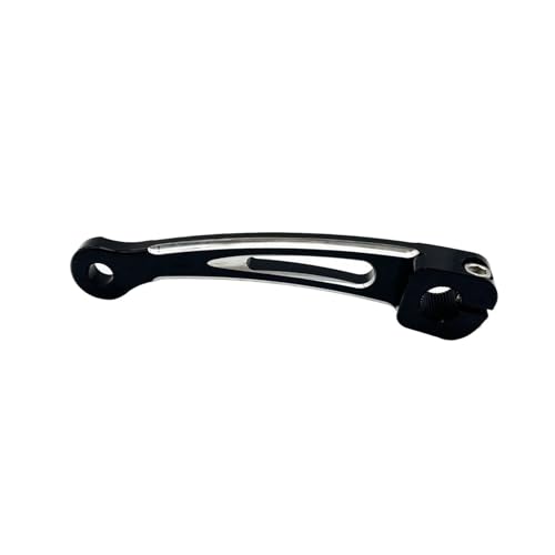 EJUOYO Schalthebel Motorrad CNC Inner Shift Shifter Arm Stange Hebel Halterung Fit Für Harley Touring Road Electra Glide 1986-2023 Motorrad-Schalthebel(Black) von EJUOYO