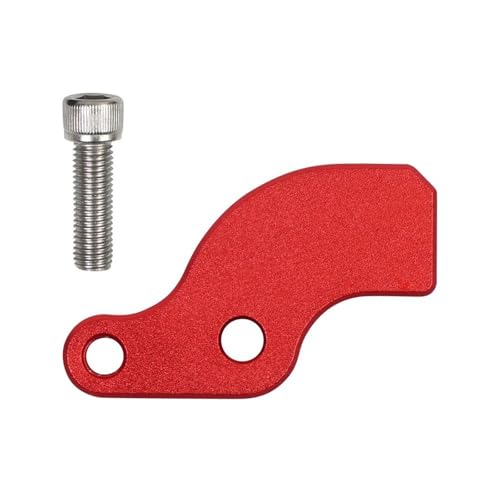 EJUOYO Schalthebel Neutral Getriebe Shift Assist Getriebe Schaltgestänge Fit Für Harley 2018-2025 Touring 2018-2025 Softail Schwarz/rot/Silber Motorrad-Schalthebel(Red) von EJUOYO