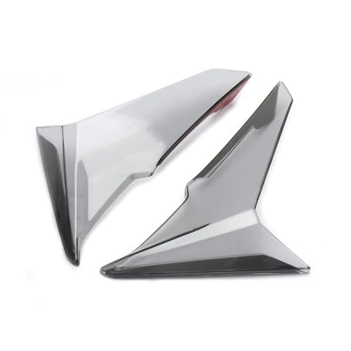 Windschutzscheibe Fit Für HONDA ADV350 ADV 350 2022-2025 Motorrad Rechts Links Seite Verkleidung Seite Abdeckung Flügel Deflektor Windschutzscheibe Windschutzscheibe Windabweiser(Translucent grey) von EJUOYO