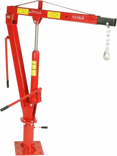 elektrische seilwinde 2000 LBS-Schwenkbasis-Hydraulikmotor-Hebevorrichtung, faltbarer Davit-Kran, passend für Pickup-Trucks mit abnehmbarer Basis Motorkran von EJUOYO