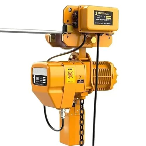 elektrische seilwinde Elektrischer Hebezeug, Kettenkran, 1 bis 5 Tonnen, 220/380 V, abnehmbar, Panel-Fernbedienung, industriell Motorkran(2Ton) von EJUOYO