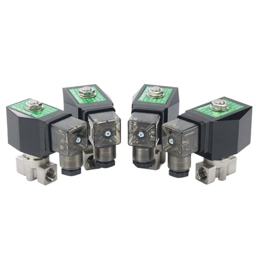 150Bar GSPG-06 2 Weg Hochdruck Magnetventil 1/4 "BSP DN8 220V 24V 12V Öffnung 6mm NC Edelstahl 304 Normalerweise Geschlossen(AC24V) von EJZEIXKUV