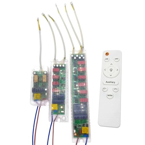 1pcs Infrared Remote Control Ceiling Light Power Supply 8-24Wx2 25-40Wx2 37-50Wx2 37-60Wx2 50-70Wx2 37-50Wx4 37-60Wx4 37-60Wx6((8-24W) x2) von EJZEIXKUV