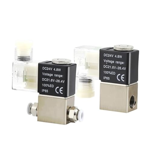 2V025-08 Normalerweise Geschlossenes 12 V 24 V 110 V 220 V 380 V 1/4 Zoll BSP 2-Wege-2-Positionen-Luftmagnetventil 2V025-08 Pneumatisches Steuerventil(Green) von EJZEIXKUV