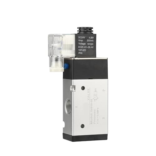3V410-15 Series 1/2 G Solenoid Valve Pneumatic Control Single Double Coil Pneumatic 2 Position 3 Way Type(DC24V) von EJZEIXKUV