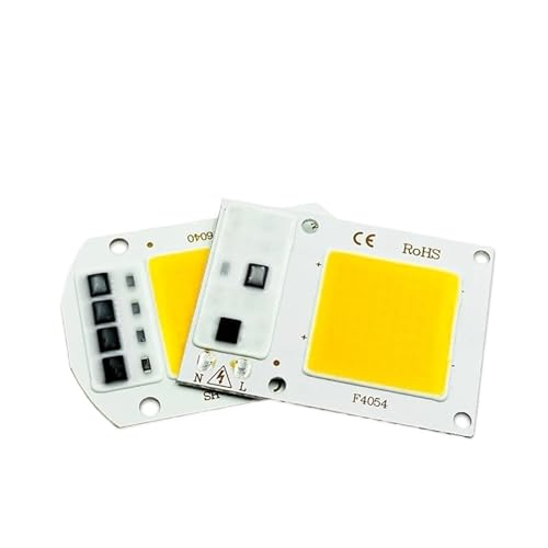 6pcs LED COB Lamp Bead 20W 30W 50W 110V 220V IP65 Smart IC No Need Driver DIY Flood Light Led Bulb Spotlight Outdoor Chip Lamp(Warm White,20W 220V 6pcs) von EJZEIXKUV