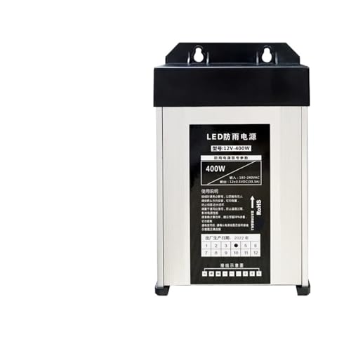 AC/DC 12V 60W 120W 200W 300W 400W Outdoor Rainproof Switching Power Supply Lighting Gluing LED Drive Outdoor Transformer(TSFY1-12400) von EJZEIXKUV