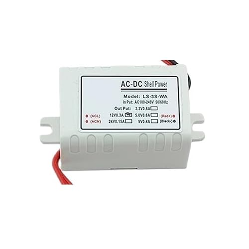 AC To DC Converter Step-down Power Supply Module AC110V 220V 230V To DC 3V 5V 9V 12V 15V 24V 3W Led Isolated Voltage Stabilized(DC 24V 0.15A) von EJZEIXKUV