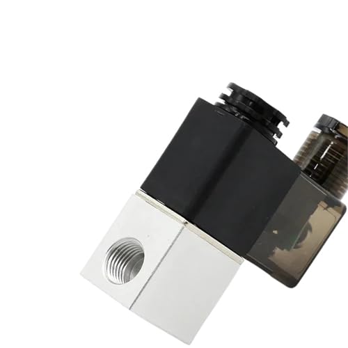 Luftmagnetventile 2V025-08 2 Positionen 2 Anschlüsse 1/4 Zoll Normalerweise Geschlossenes Ventil Pneumatisches Magnetventil 12 V 24 V 110 V 220 V Volt(2v025-08 w BTPC1002) von EJZEIXKUV