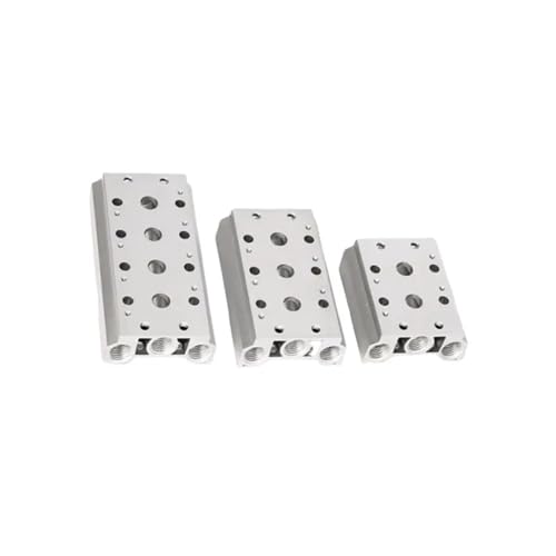Pneumatische Magnetventile 4V210 Abluftverteiler 200M Ventilplattenbasisverteiler Mit Zubehör 200M-1F 2F 3F 4F 5F 6F 7F(200M-9F) von EJZEIXKUV