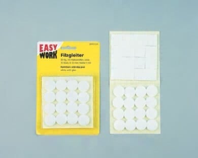 Easy Work Filzgleiter 32teilig mit Klebestreifen weiss Easy Work Filzgleiter 32teilig mit Klebestreifen weiss von EK/servicegroup