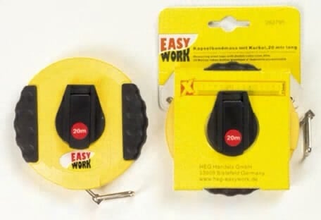 Easy Work Kapselbandmass mit Kurbel, 20m lang von EK/servicegroup
