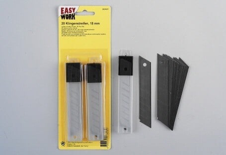 Easy Work Klingenstreifen 20er Set 18mm 2 Aufbewarungsboxen von EK/servicegroup
