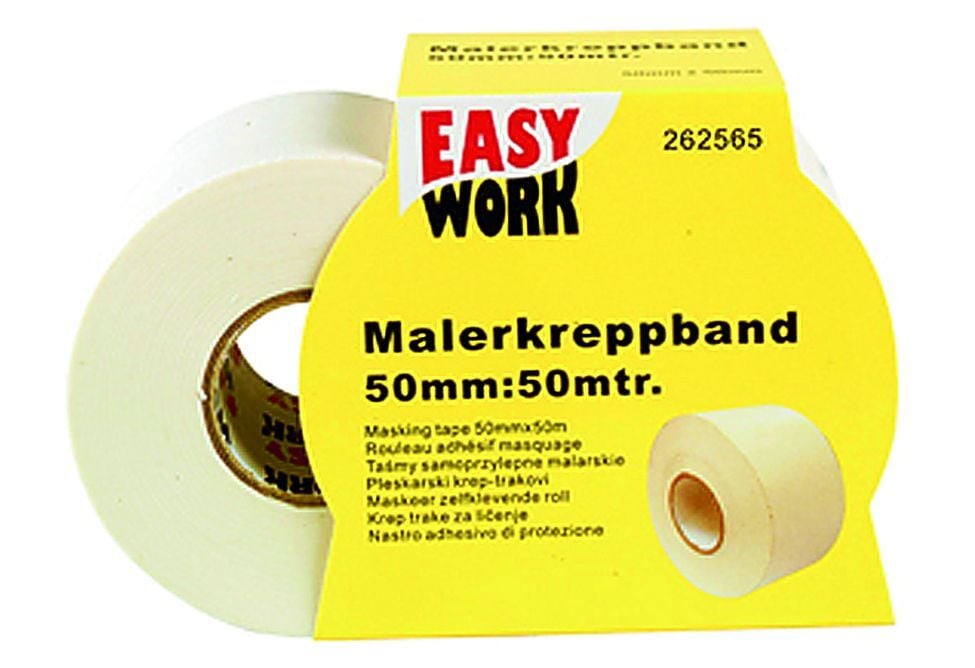 Easy Work Maler-Kreppband 50mm 50m von EK/servicegroup