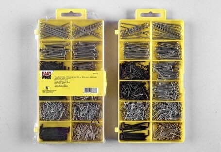 Easy Work Nagelsortiment, 12-fach sortiert, 250 gr. Stifte von 5 Easy Work Nagelsortiment, 12-fach sortiert, 250 gr. Stifte von 5 von EK/servicegroup