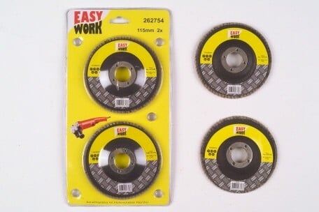 Easy Work Schleifmopteller, 2 Stück 115mm Easy Work Schleifmopteller, 2 Stück 115mm von EK/servicegroup