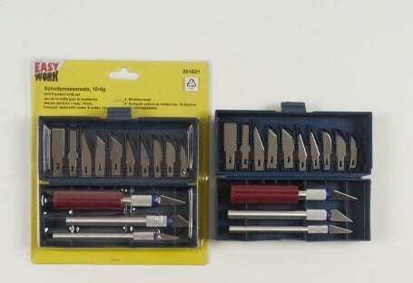 Easy Work Schnitzmessersatz, 16-tlg von EK/servicegroup