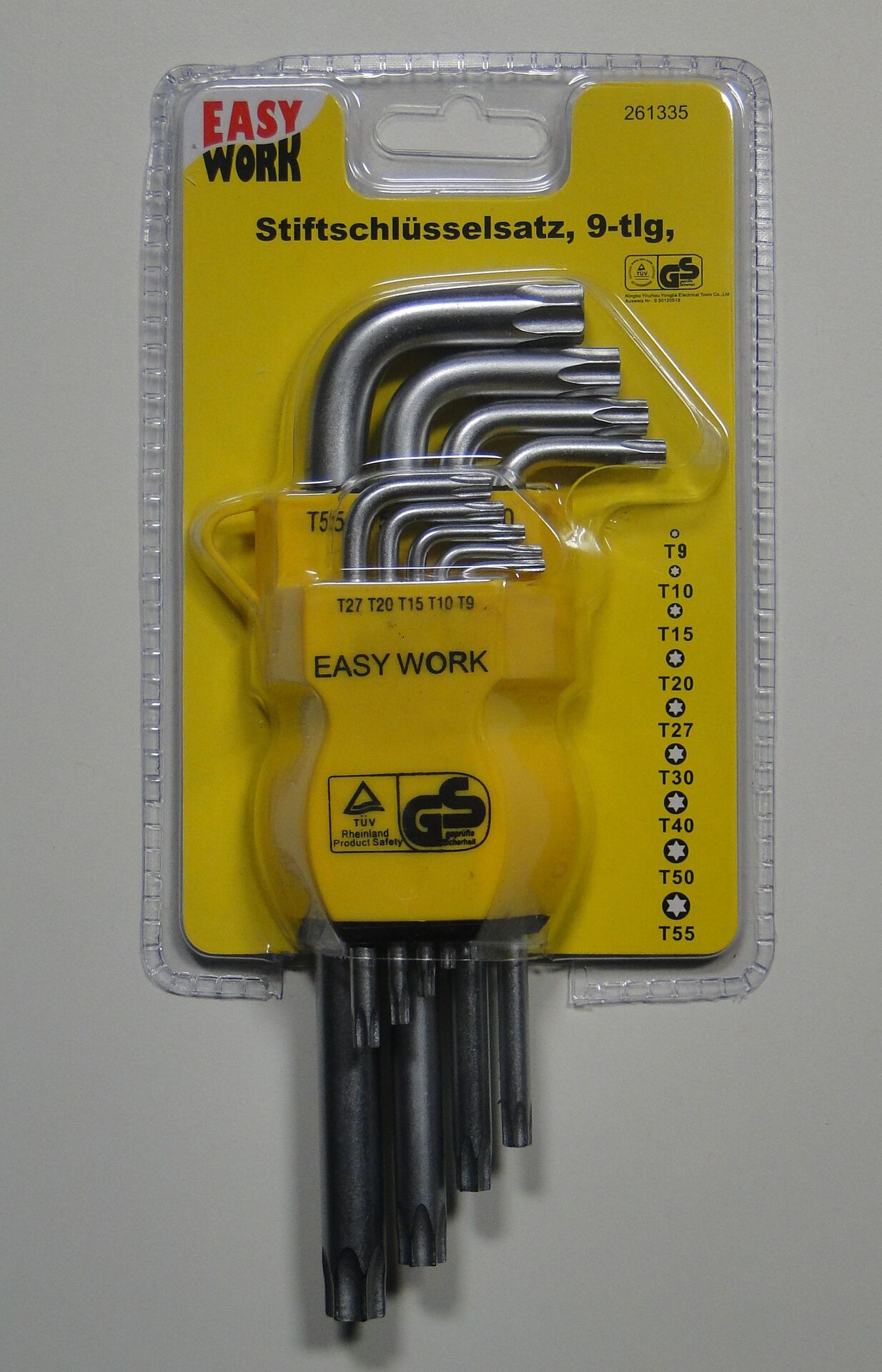 Easy Work Stiftschlüsselsatz Stern von EK/servicegroup