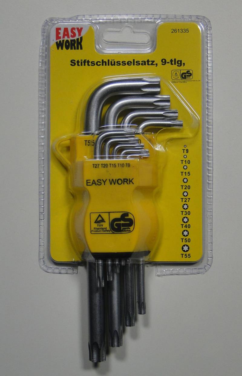 Easy Work Stiftschlüsselsatz Stern von EK/servicegroup