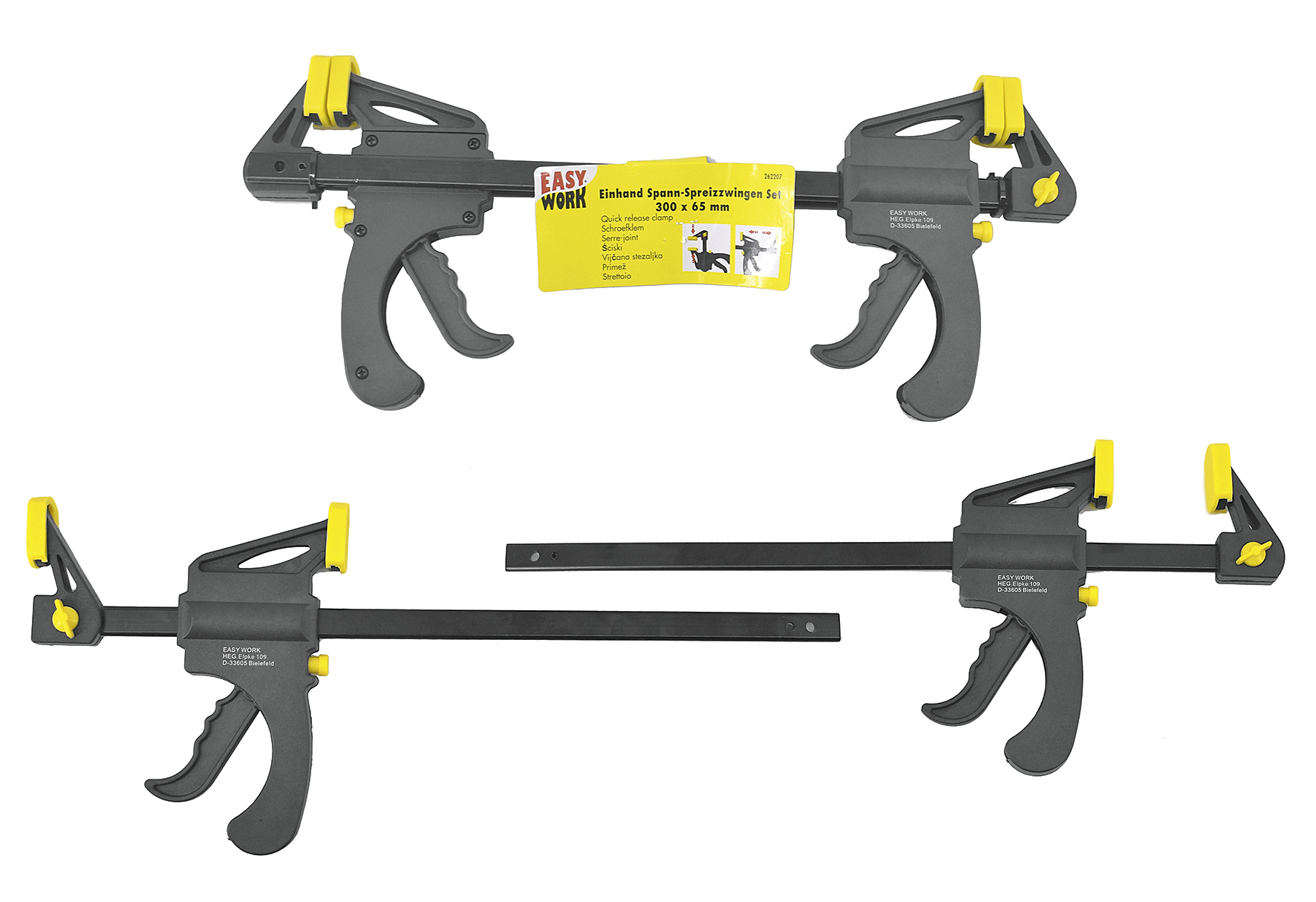 Einhandschraubzwingenpaar von EK/servicegroup