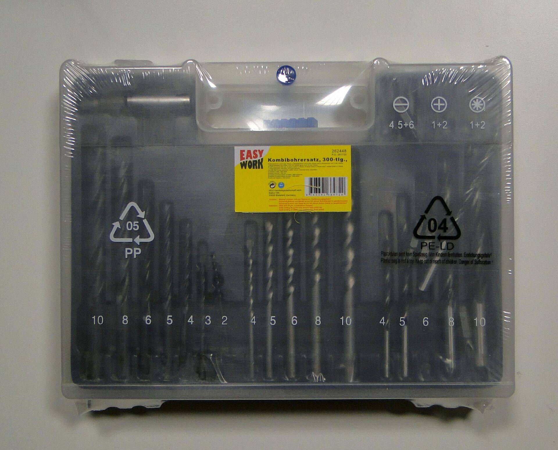 Kombibohrersatz 300tlg. von EK/servicegroup