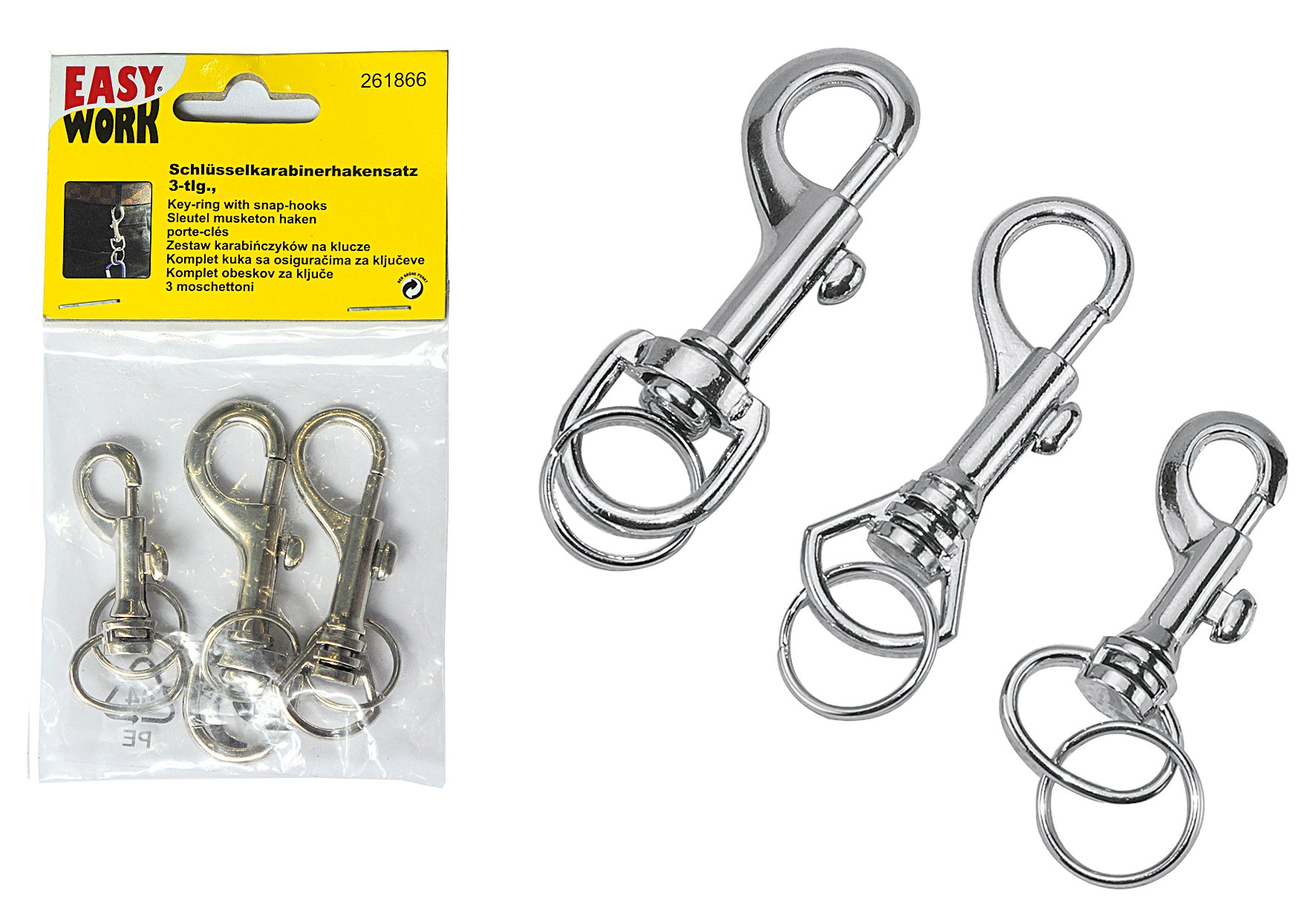 Schlüsselkarabinerhakensatz Schlüsselkarabinerhakensatz von EK/servicegroup