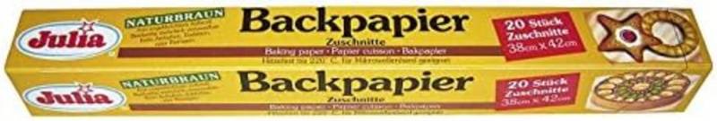 EK Germany Backpapier Backpapier Zuschnitte 38x42cm 20er Pack von EK Germany