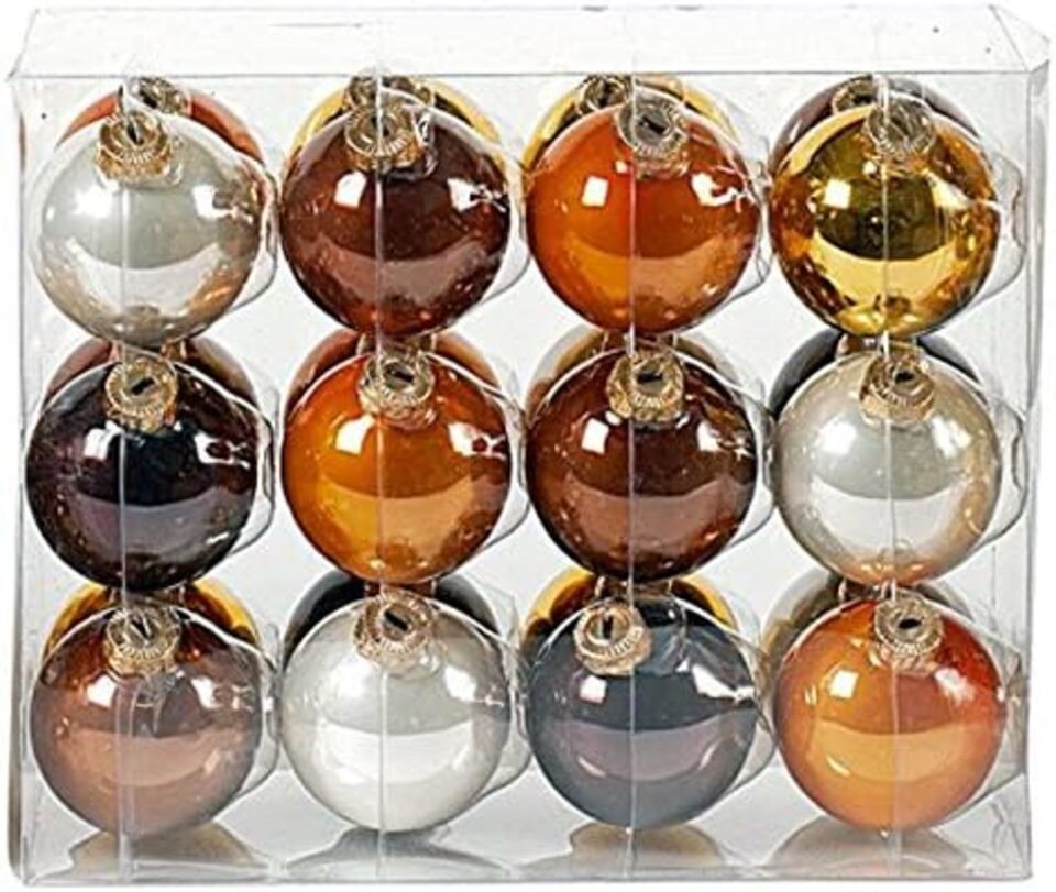 EK Germany Weihnachtsbaumkugel Glas-Kugel Herbst ø5,7cm 24st. (1 St) von EK Germany