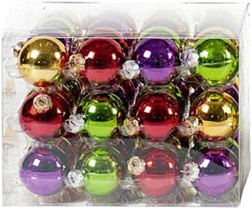 EK Germany Weihnachtsbaumkugel Glas-Kugel Trad.ø3,8cm 48st. (1 St) von EK Germany
