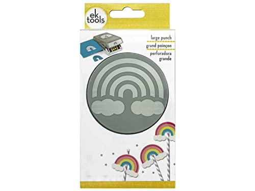 EK tools 8601802 LARGE PUNCH RAINBOW EK Success/American Crafts Stanzer, Regenbogenfarben, Papier, One size von EK Tools