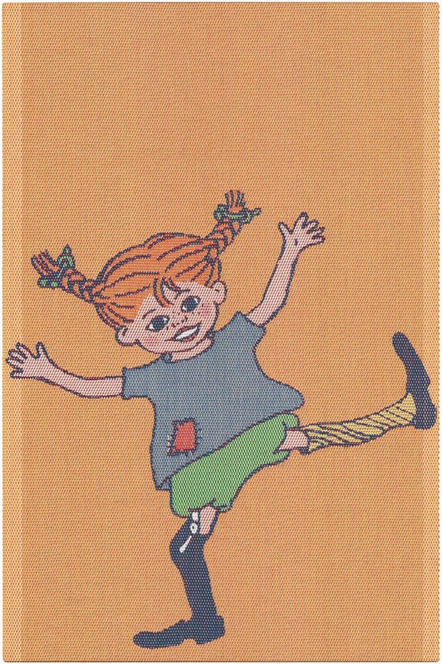 EKELUND MASTER WEAVERS 1692 Geschirrtuch Küchenhandtuch Pippi 40x60 cm, (1-tlg., 1 x Geschirrtuch), Pixel gewebt (6-farbig) von EKELUND MASTER WEAVERS 1692