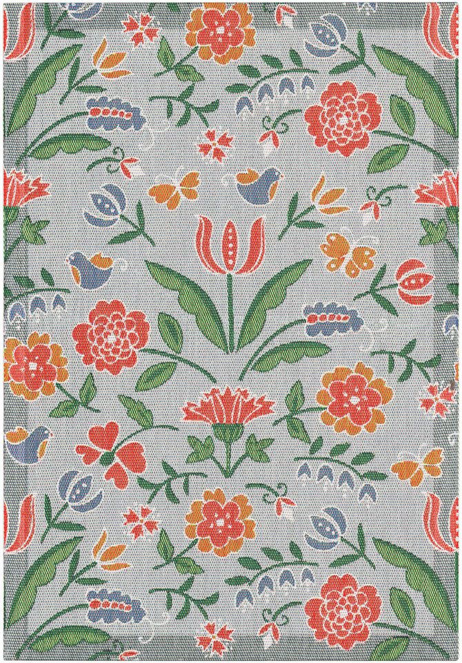 EKELUND MASTER WEAVERS 1692 Geschirrtuch Küchenhandtuch Blomglänta 599 35x50 cm, (1-tlg., 1 x Geschirrtuch), Pixel gewebt (6-farbig) von EKELUND MASTER WEAVERS 1692