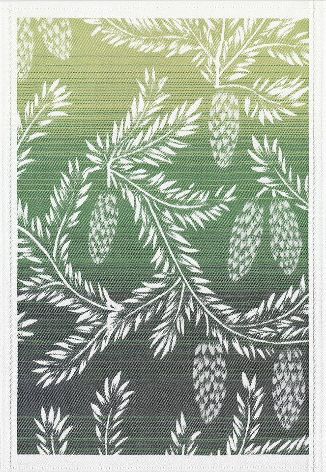 EKELUND MASTER WEAVERS 1692 Geschirrtuch Küchenhandtuch Frostgren 040 35x50 cm, (1-tlg., 1 x Geschirrtuch), gewebt von EKELUND MASTER WEAVERS 1692